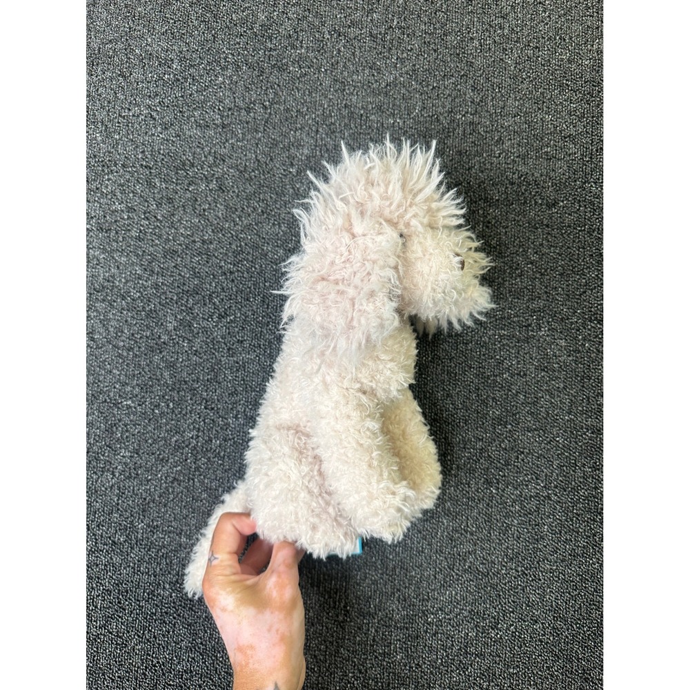 Jellycat Georgiana Poodle Plush Cream Shaggy Dog Stuffed Animal retired NWT - Picture 2 of 8